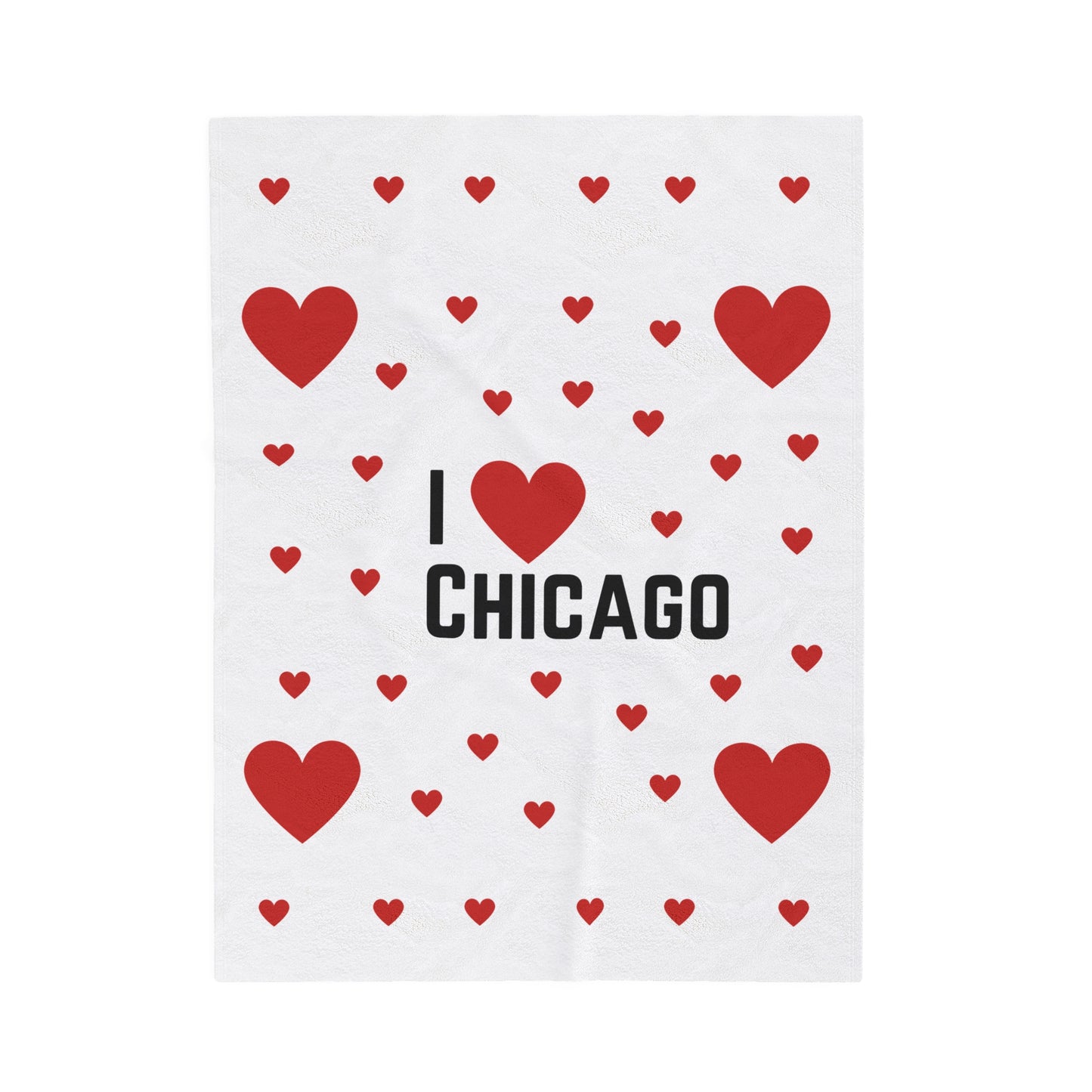 I Luv Chicago Plush Blanket