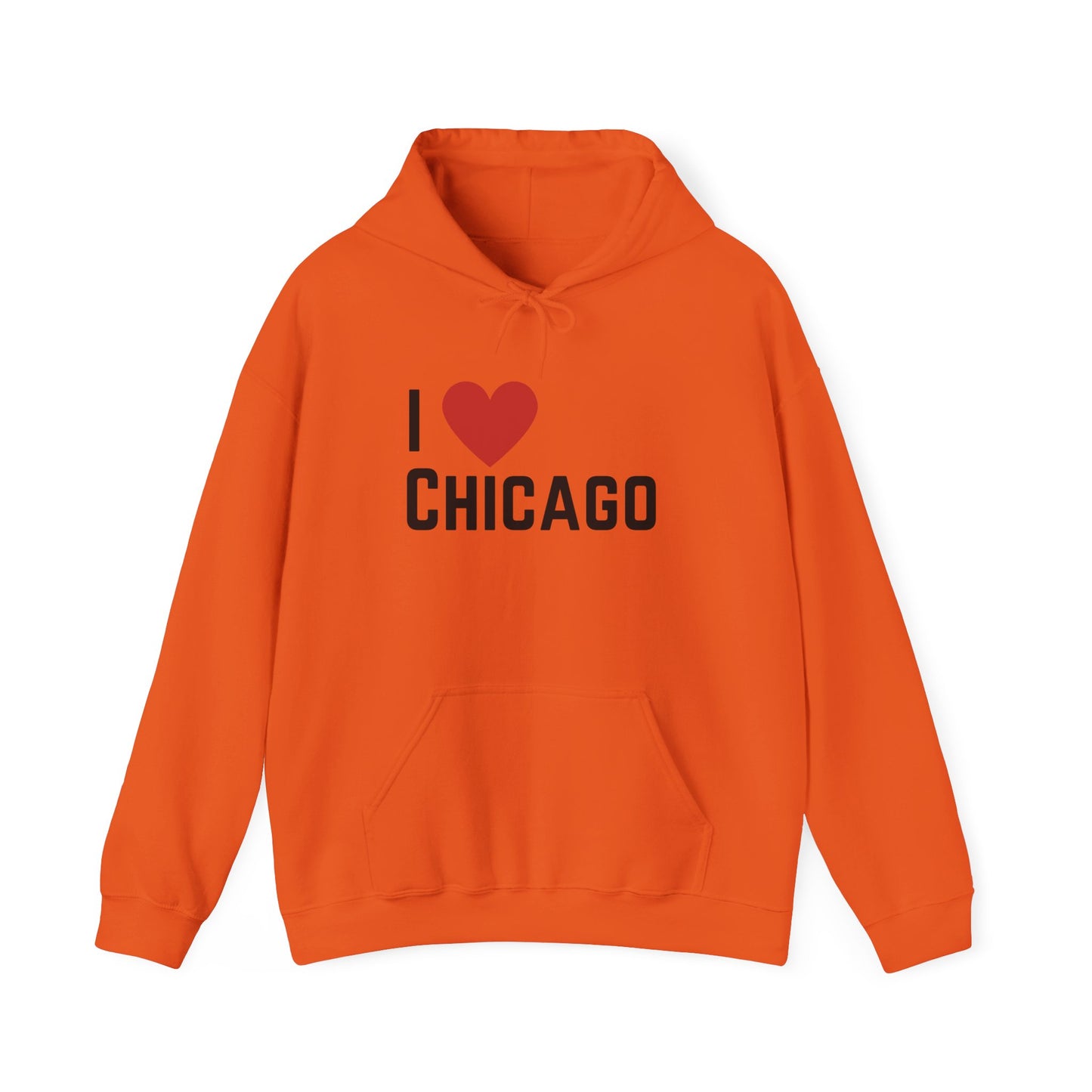 Adult I Luv Chicago Hooded Sweatshirt