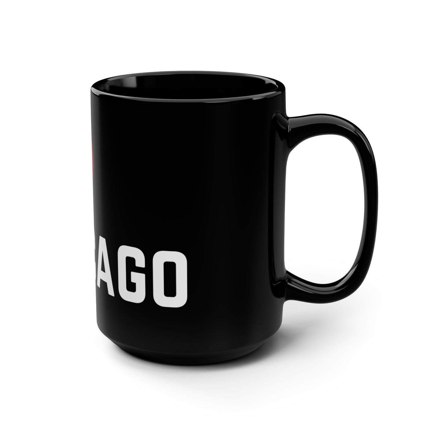 I Luv Chicago 15oz Black Mug